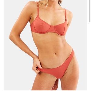 New Solid & Striped Eva Bottom - Riad Clay